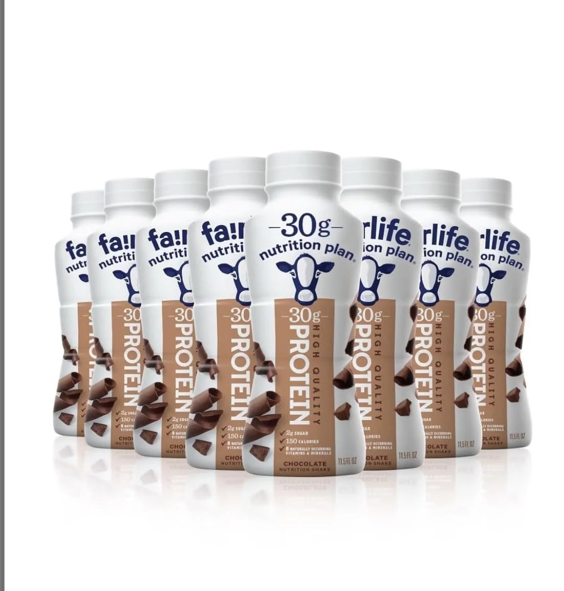 Nutrition Plan - Chocolate High Protein Shake - 30g protein (8 Pack)